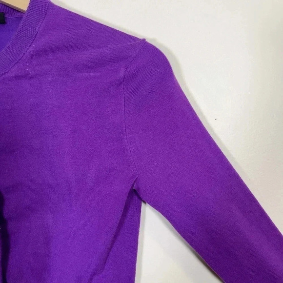 J.CREW | JACKIE CARDIGAN IN FIESTA PURPLE - Picture 6 of 15